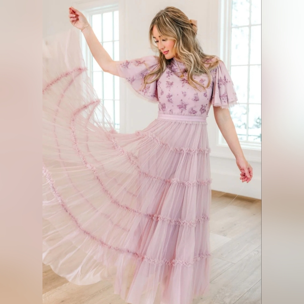 ivy city & Co pink lilac dress - Picture 13 of 16